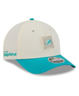 Men's Cream/Aqua Miami Dolphins 2026 NFL Training Camp 9FORTY Adjustable Hat