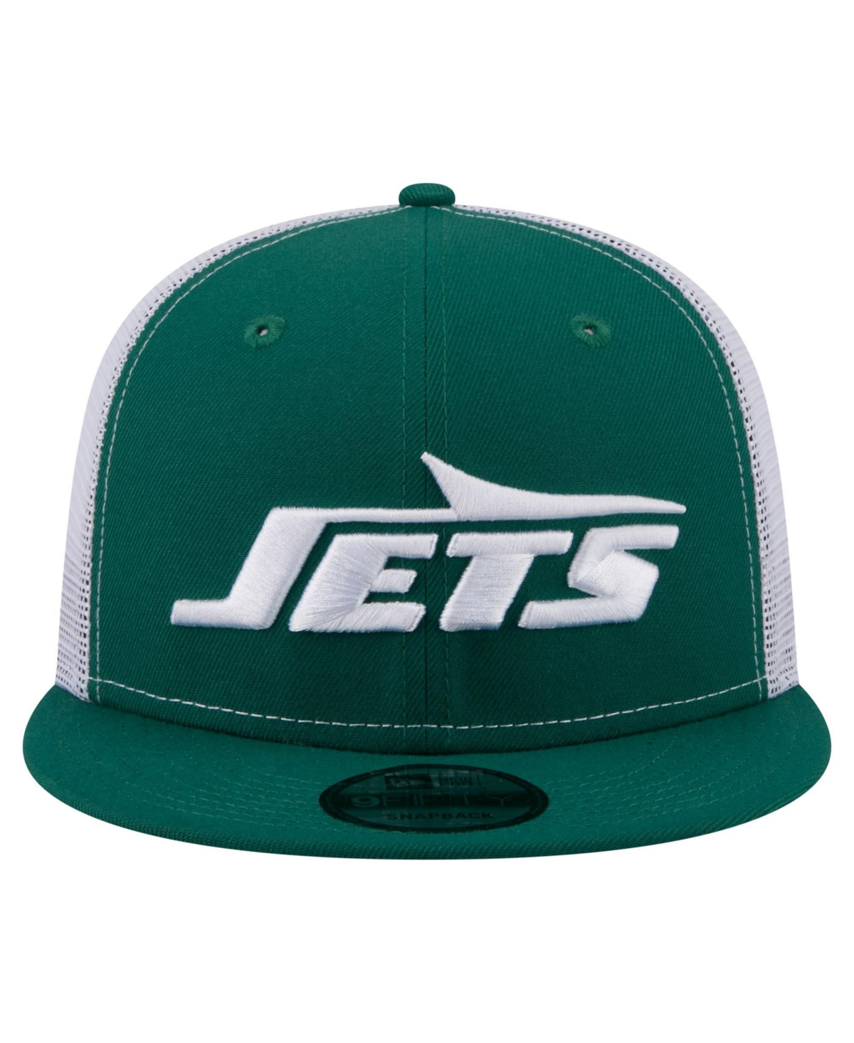 New Era Men's Green New York Jets Core Team 9FIFTY Trucker Snapback Hat
