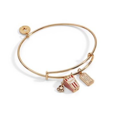 Here For The Drama!' Movie Theater Popcorn and Ticket Charm Bangle