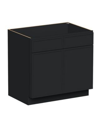 Sink Base Cabinet with Full Overlay HDF Doors and Dovetail Drawer