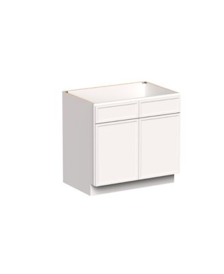 Sink Base Cabinet with Full Overlay HDF Doors and Dovetail Drawer