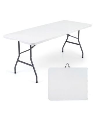 6 Feet Plastic Fold-in-Half Camping Table