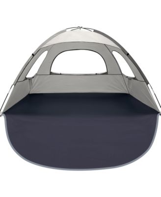 Beach Tent Sun Shade Shelter Extendable Floor Mesh Windows
