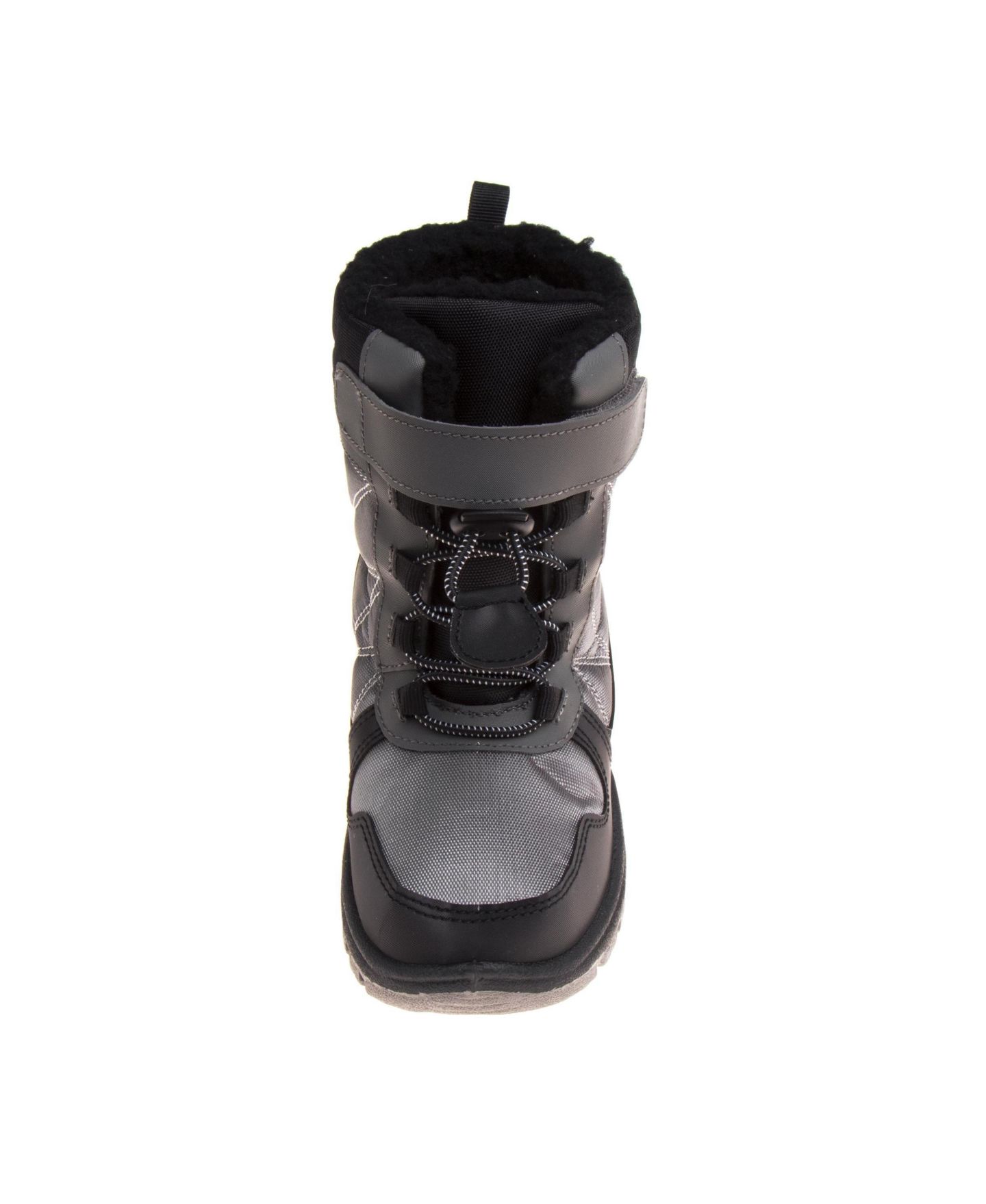 Ботинки Avalanche Snow Boots ( 1 to 13) Waterproof Insulated Winter Thermal Durable Cold Weather Ready для мальчиков, цвет: Серый / Чёрный — фото 4