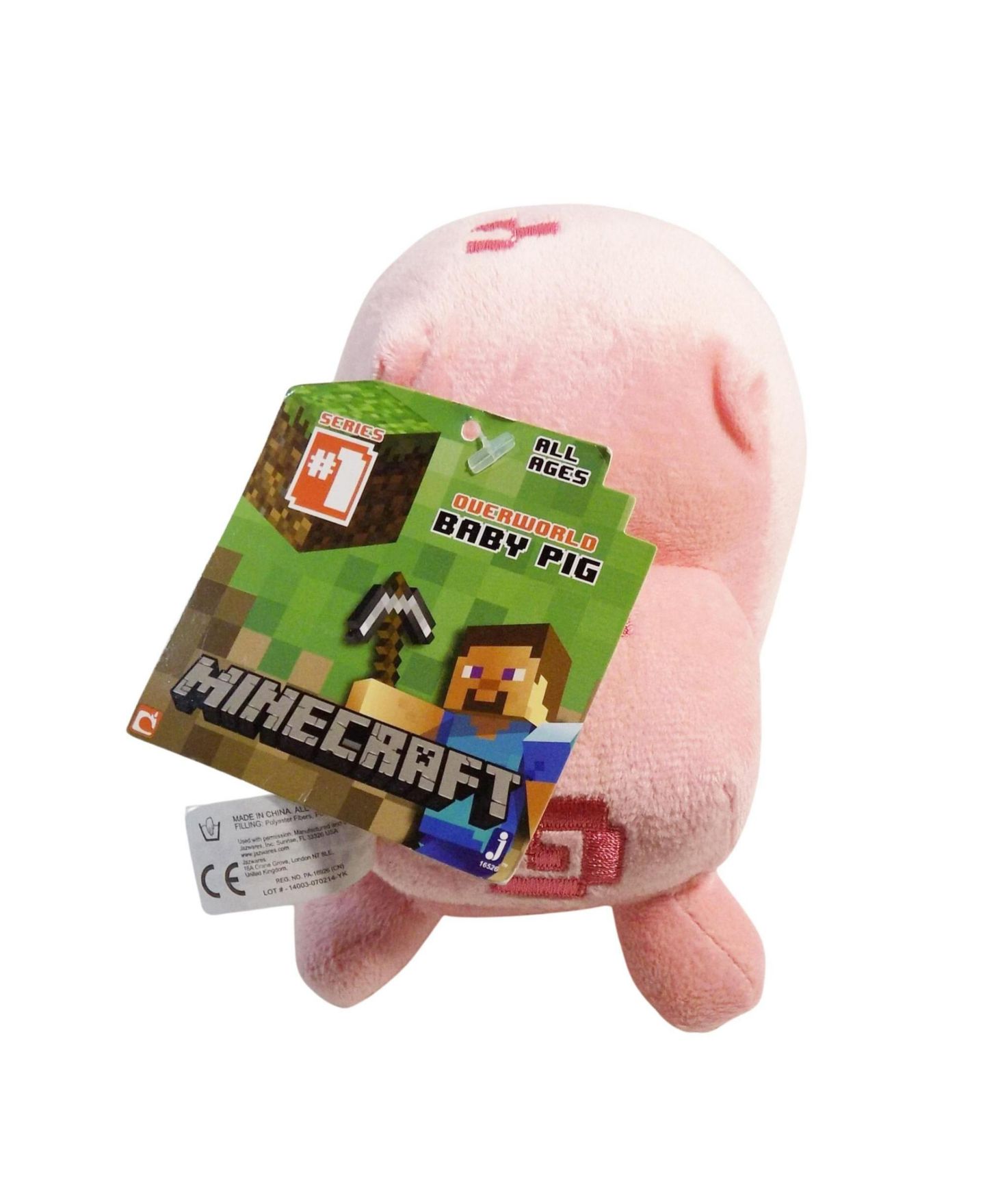 Детская мягкая игрушка PowerHouse Toys LLC Minecraft Baby Pig 7" Plush — фото 3