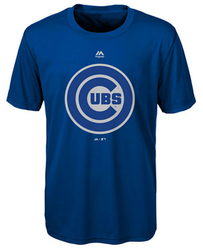 Majestic Kids' Chicago Cubs Cool Base Reflective T-Shirt