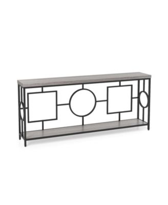 Modern 2-Tier Console Table with Storage for Hallway