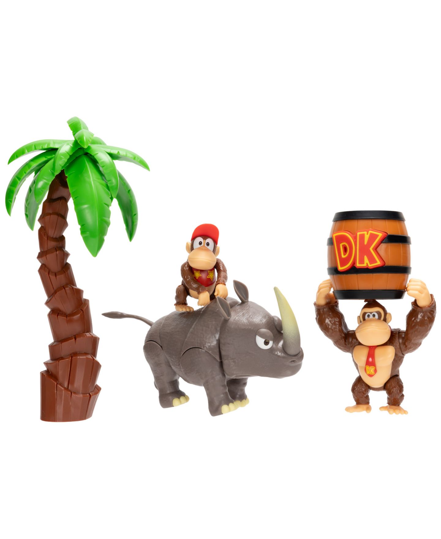 Детский игровой набор SUPER MARIO Donkey Kong Adventure Diorama 5-Piece Playset, Ages 3+ — фото 3