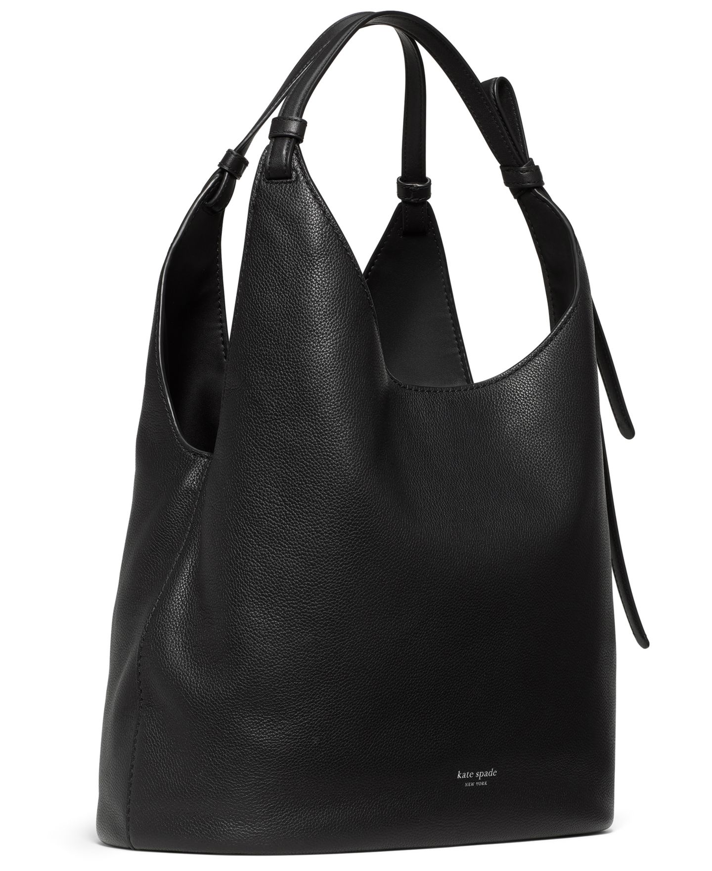 Женская сумка Kate Spade New York Loop Extra-Large Leather Carryall Hobo, цвет: Чёрный — фото 3