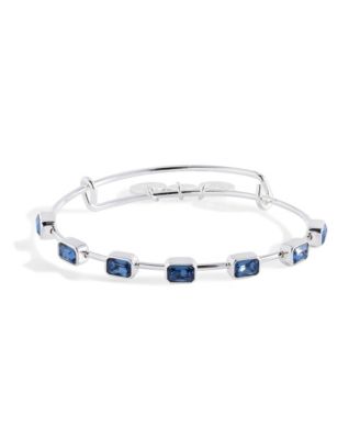 September Birthstone Emerald Cut Bangle