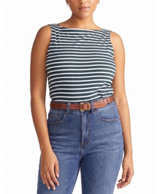 Women's Noyack Breton Stripe Boatneck Tank