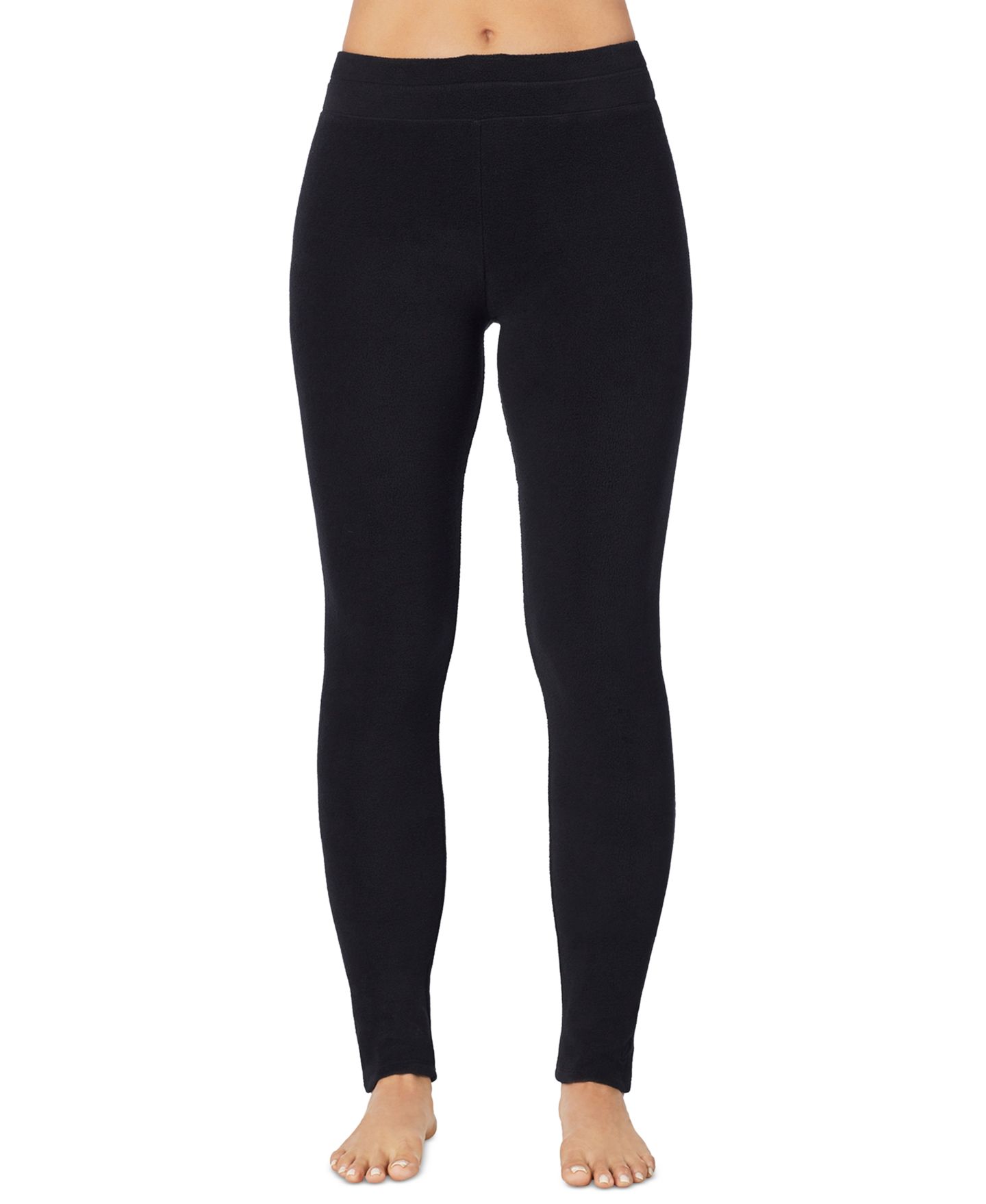 Женские флисовые легинсы Cuddl Duds Fleecewear стрейч, цвет: Чёрный — фото 1