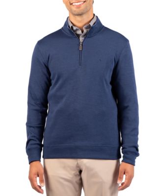 Men's French Rib Quarter Zip Sweater