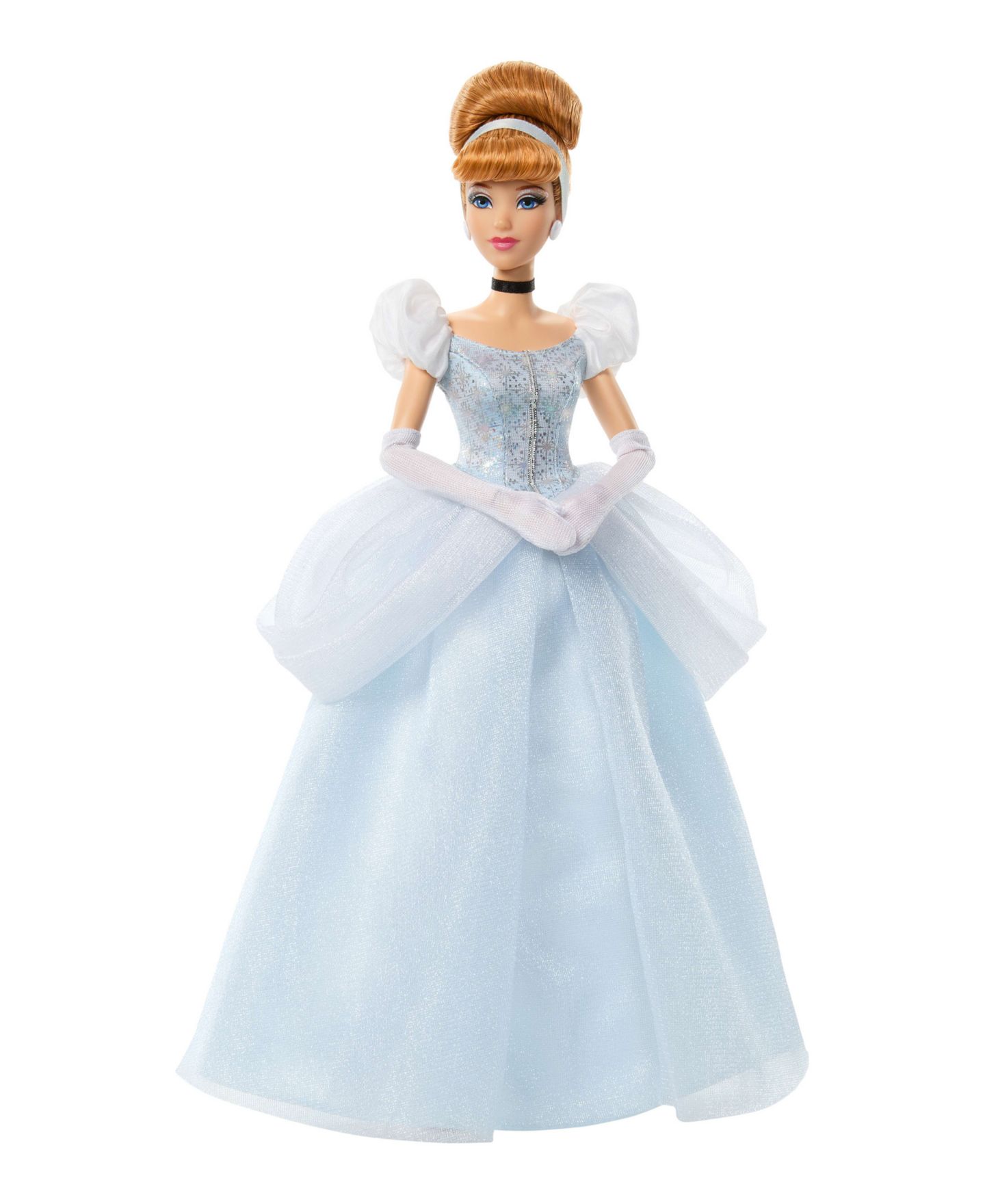 Детская кукла Disney Princess Sparkling Princess Cinderella Removable Outfit Fashion Doll, Ages 4+ — фото 5