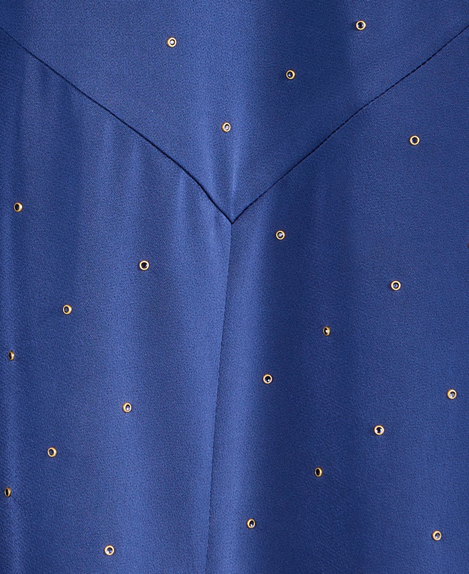 Women's Crystal-Embellished Satin Midi Skirt