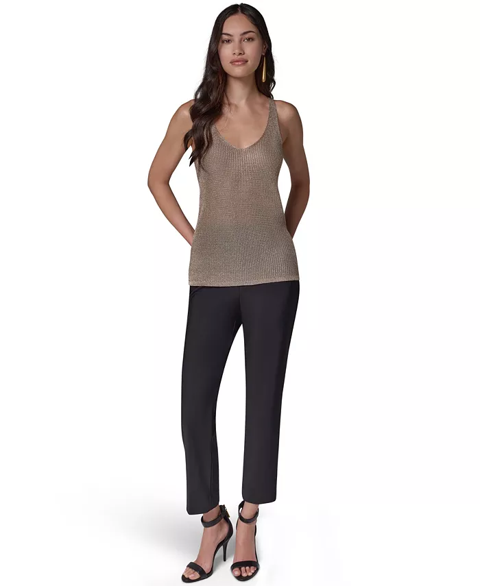 Women's Metallic-Knit Tank Top - thumbnail 2
