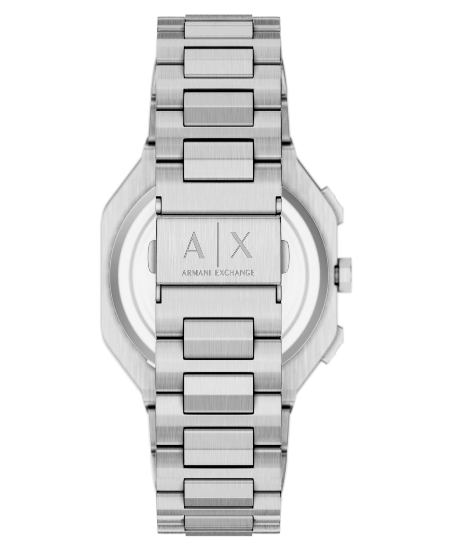 Мужские часы A|X Armani Exchange Quartz Dual Time Silver Stainless Steel 40mm — фото 3