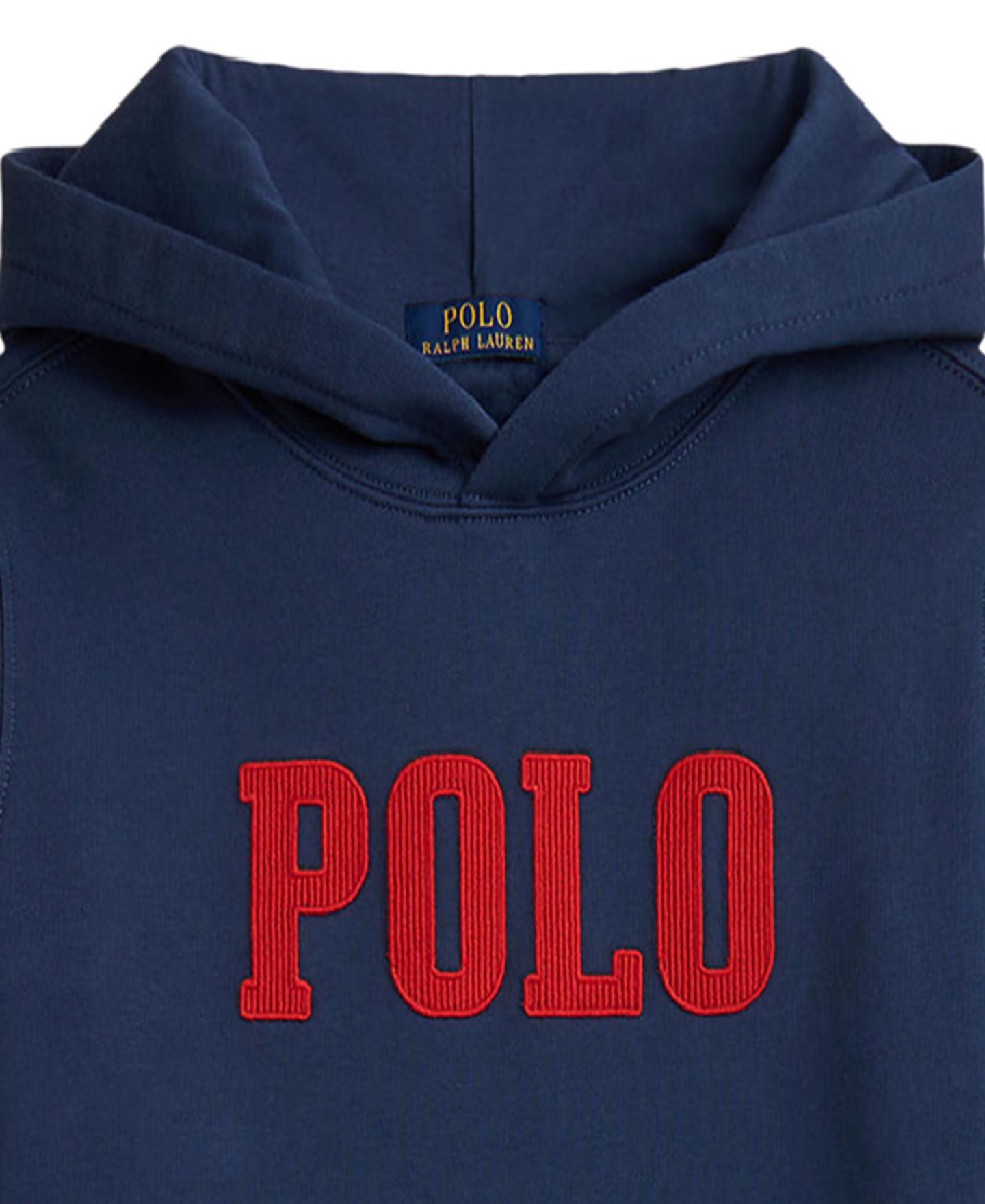 Худи Polo Ralph Lauren Logo Fleece для мальчиков, цвет: Тёмно-синий — фото 4
