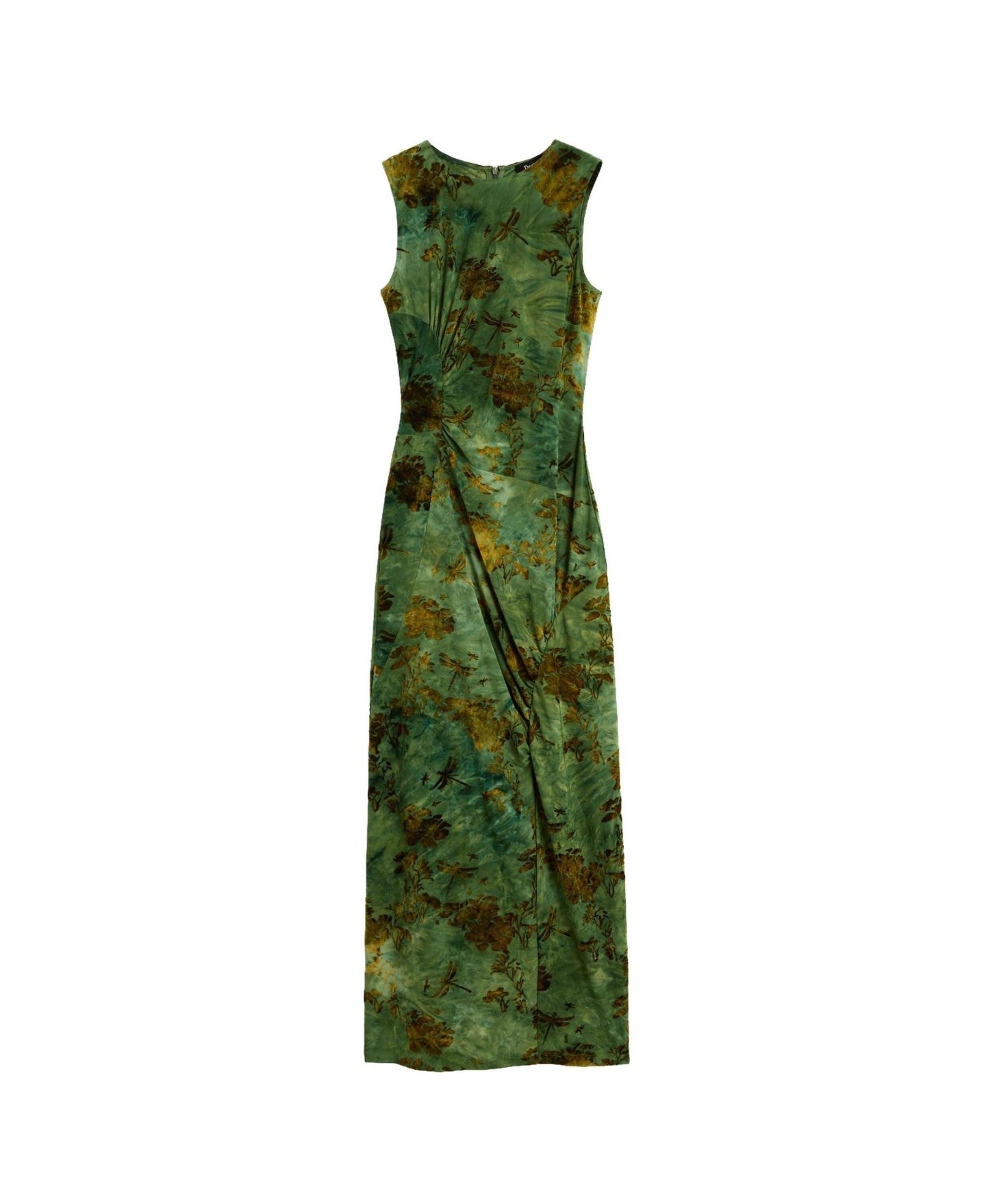 Женское платье Desigual Fitted Flocked Midi — фото 6