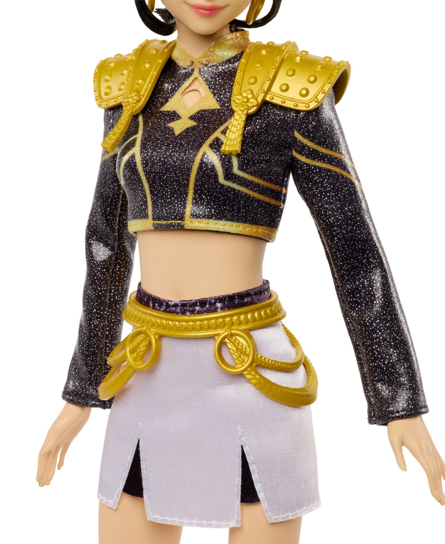 Детская кукла KPop Demon Hunters Zoey Golden 12.75" Singing Doll with 5 Posable Joints, Ages 4+ — фото 3