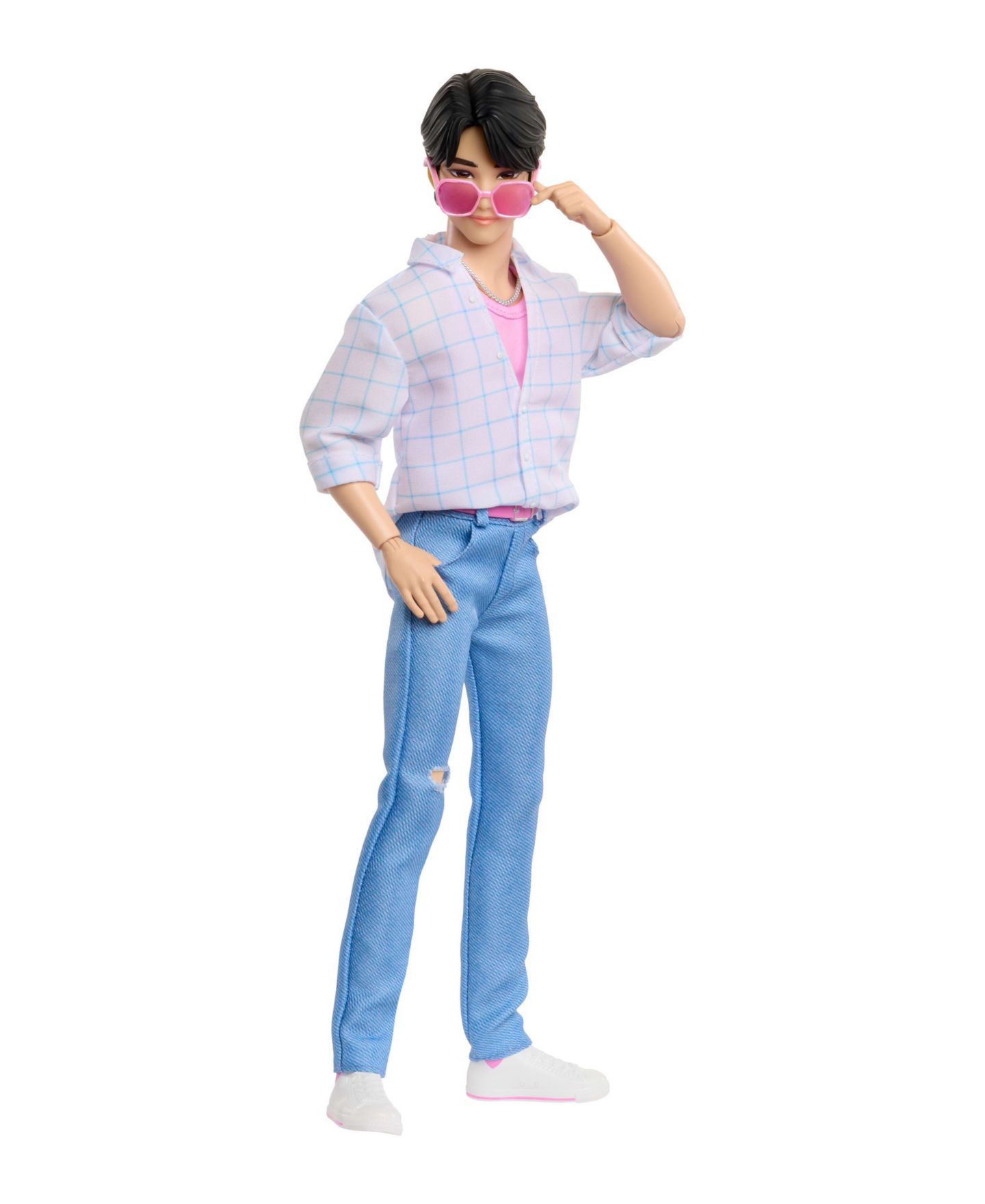 Детская кукла KPop Demon Hunters Saja Boys Jinu Soda Pop 12" Fashion Doll with 11 Posable Joints, Ages 4+ — фото 5