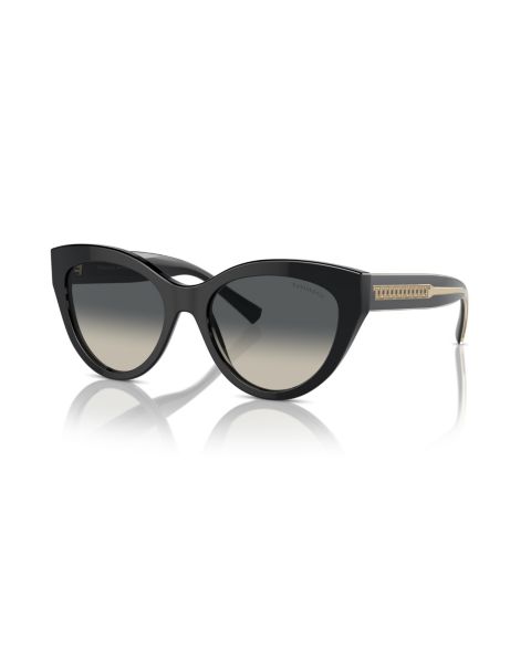 Женские солнцезащитные очки Tiffany & Co. Sunglasses, TF4220F, цвет: Чёрный