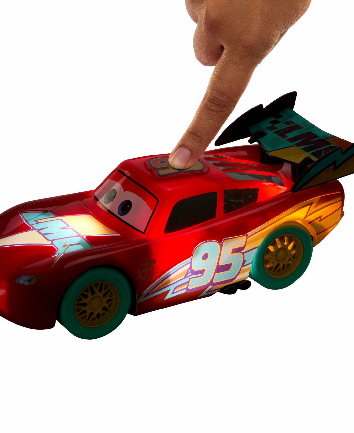 Детская игрушка Cars Large-Scale Disney and Pixar Lightning McQueen Lights and Sounds Toy Vehicle — фото 2