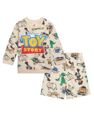 Little Boys' (6-8 ) 2-Piece French Terry Sweatshirt and Shorts Set