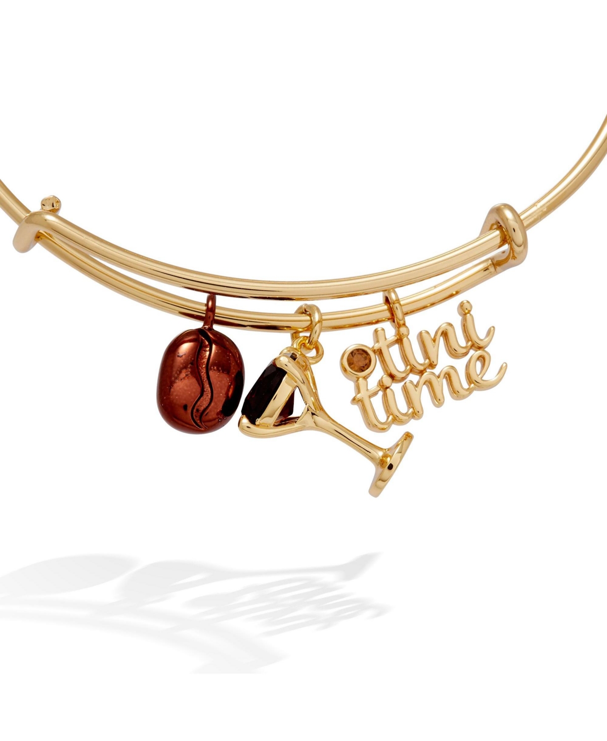 Alex and Ani Espresso Martini Multi Charm Bangle