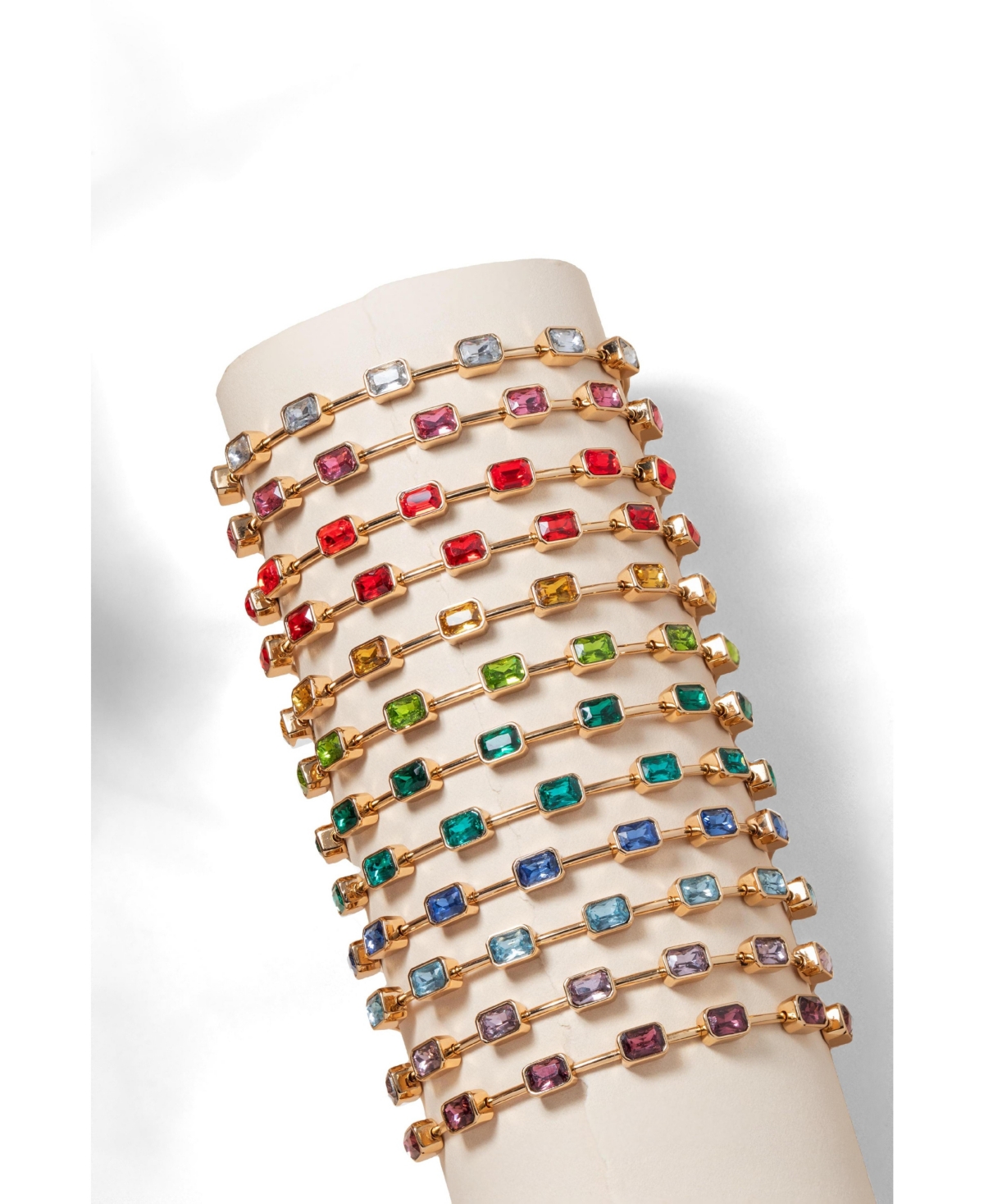 Alex and Ani November Birthstone Emerald Cut Bangle