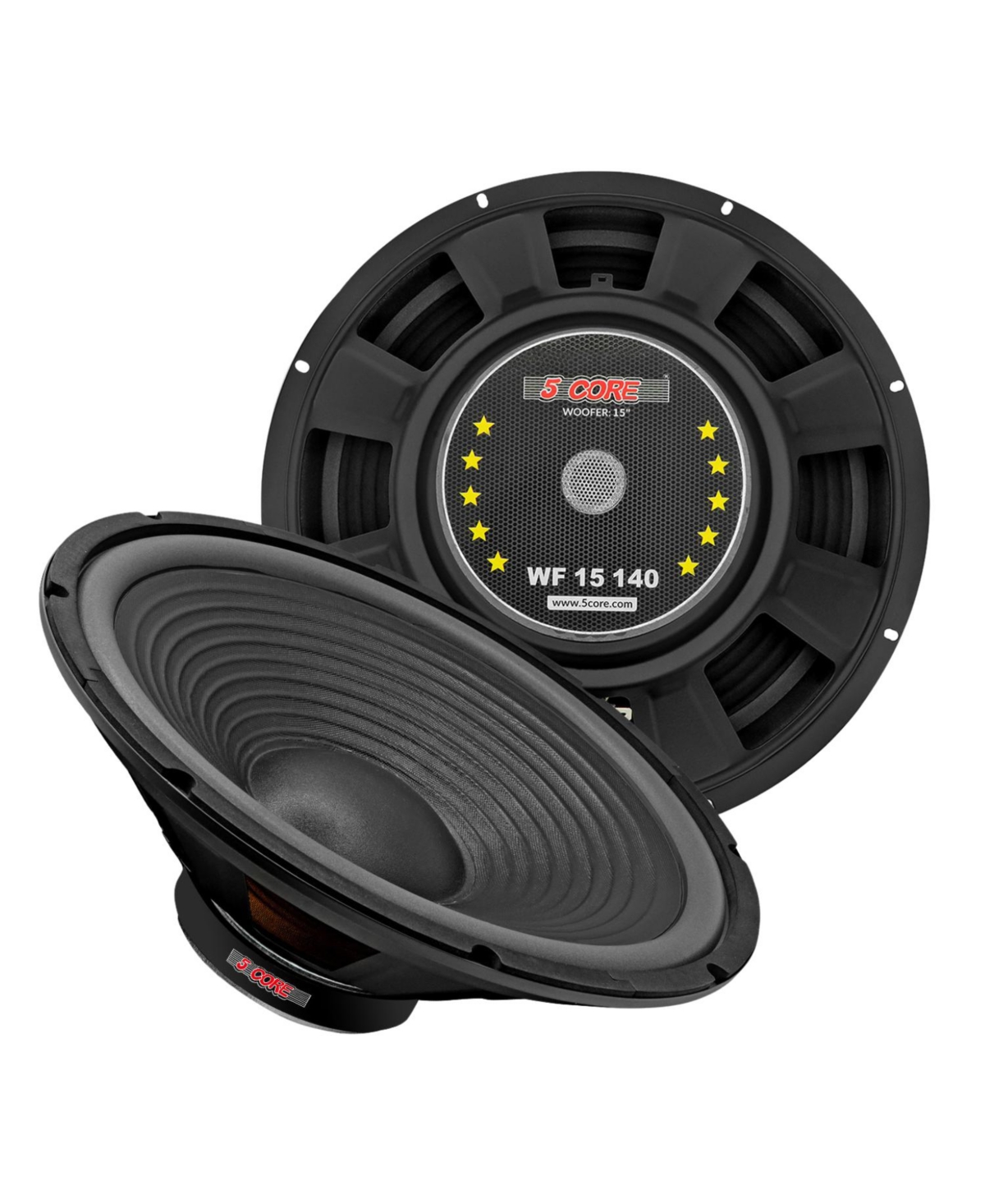 5 Core 15" Subwoofer Speaker 450W Max 8Ohm Replacement Audio Pa Dj Sub Woofer