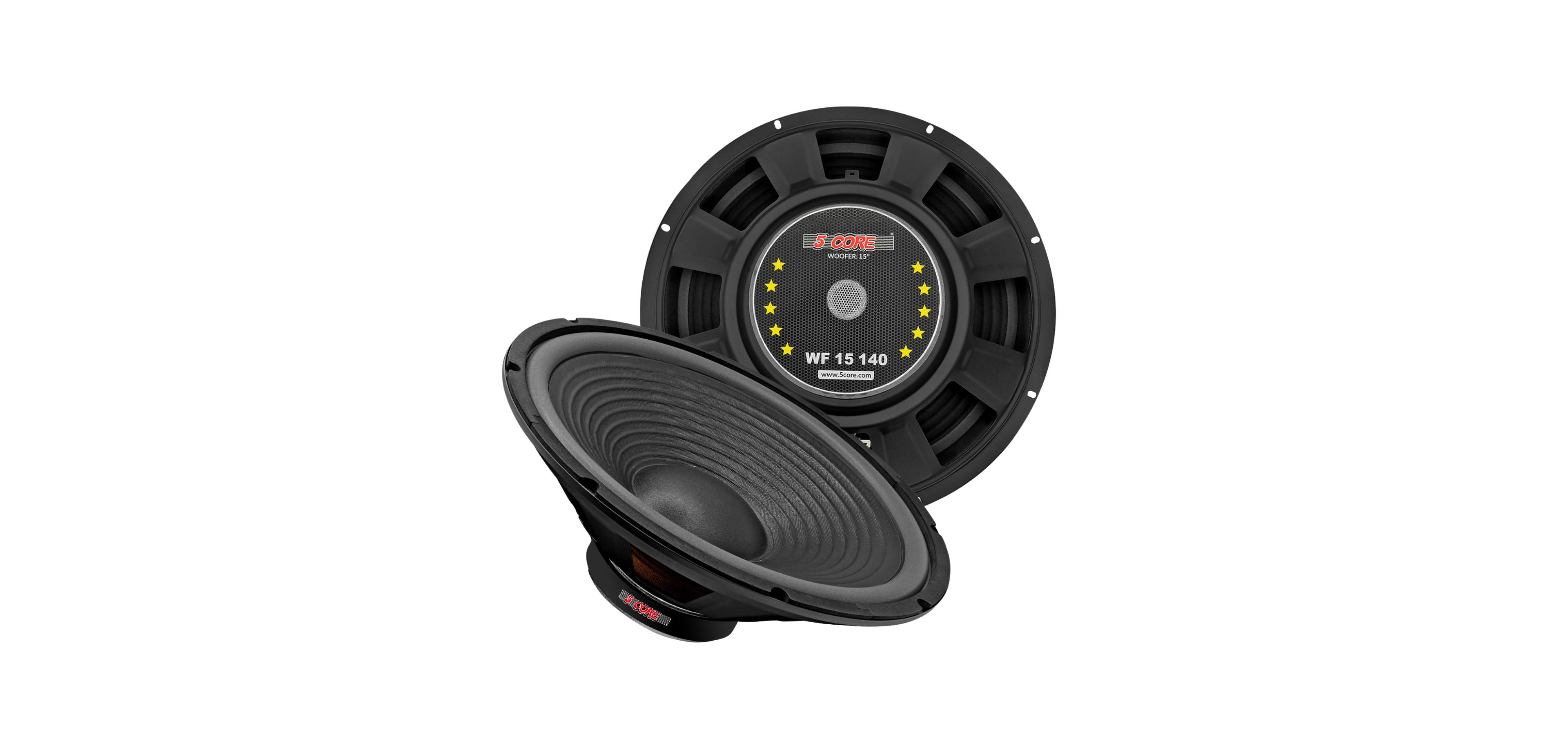 5 Core 15" Subwoofer Speaker 450W Max 8Ohm Replacement Audio Pa Dj Sub Woofer