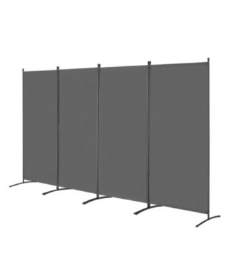 Freestanding 4 Panel Room Partition Divider, Portable Privacy Screen for Living Room Bedroom