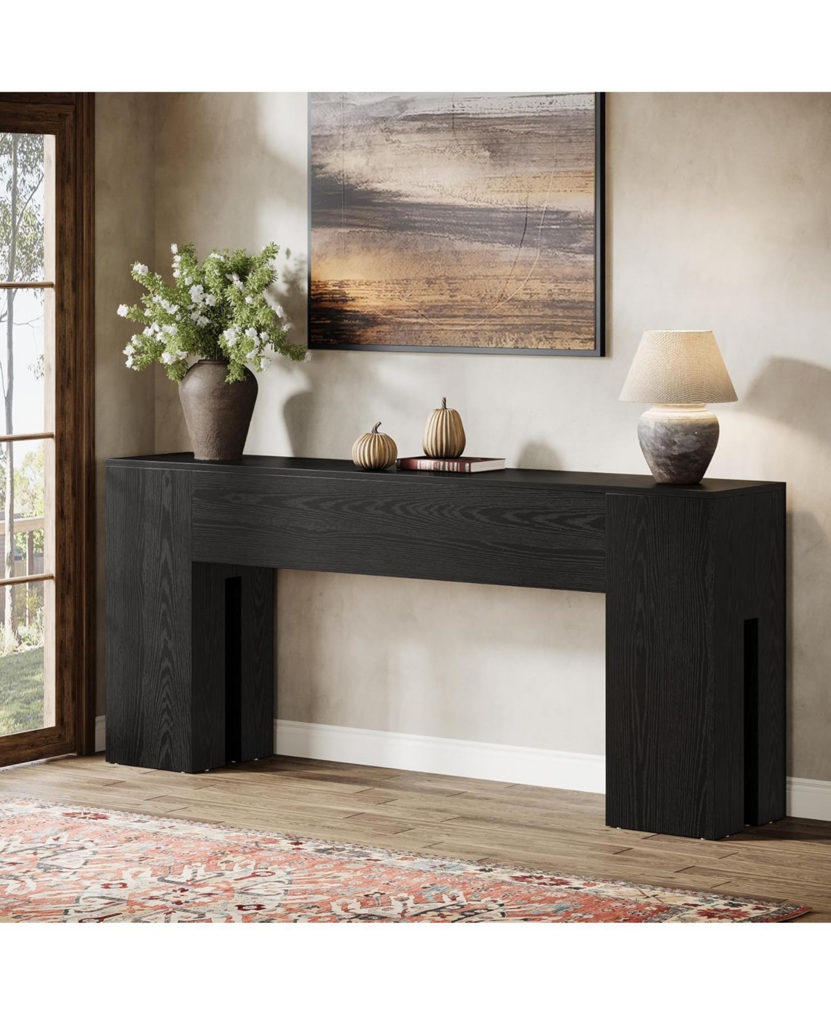 Tribesigns 71-Inch Long Console Table, Farmhouse Sofa