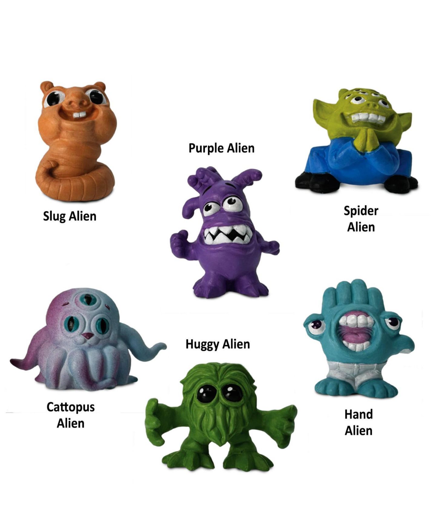 Детские фигурки Safari Ltd. Friendly Aliens Designer Toob 6-Piece Figure Set, от 3 лет — фото 2