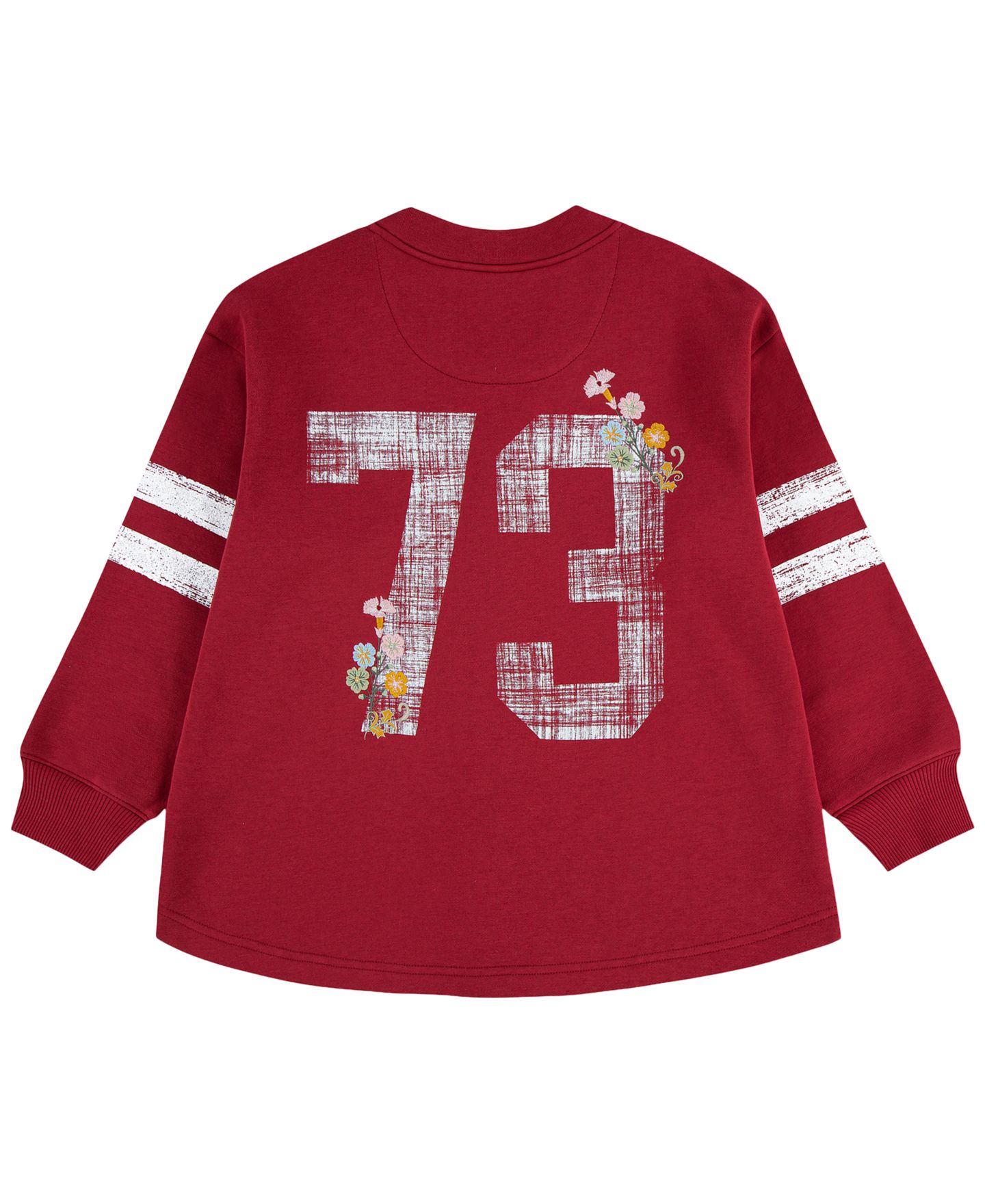 Кардиган Levi's Varsity Fleece Cardigan для девочек, цвет: Глубокий бордово-красный — фото 6