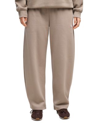 Women's Ess Relaxed Barrel-Leg Fleece Pants