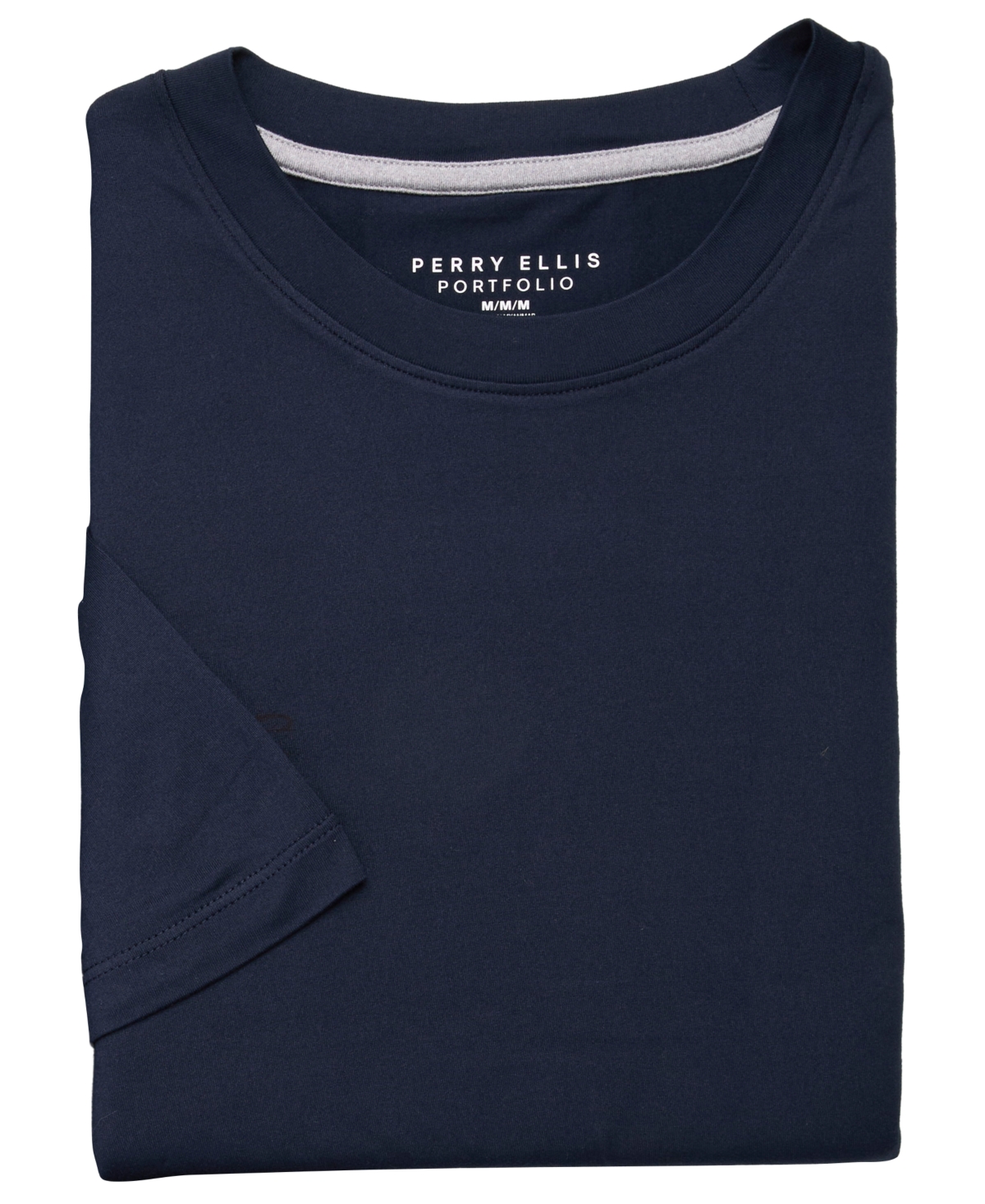 Perry Ellis Portfolio Men's Crewneck Short-Sleeve T-Shirt and Plaid Pants, 2-Piece Set