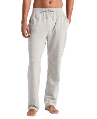 Men's French Terry Heathered Drawstring Waist Sleep Pants