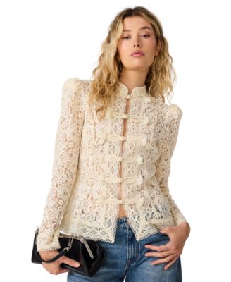 Women's Aberdeen Long-Sleeve Lace Blouse