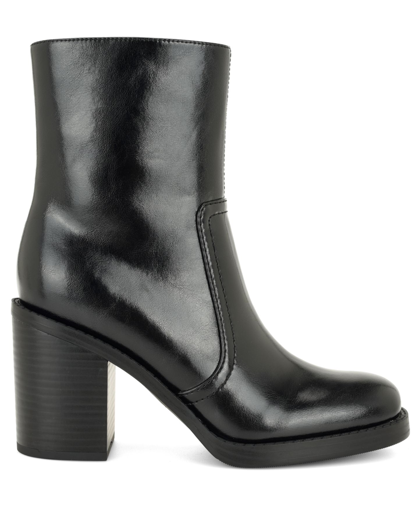 Женские ботинки Nine West Boston Block Heel Dress Booties, цвет: Чёрный — фото 2