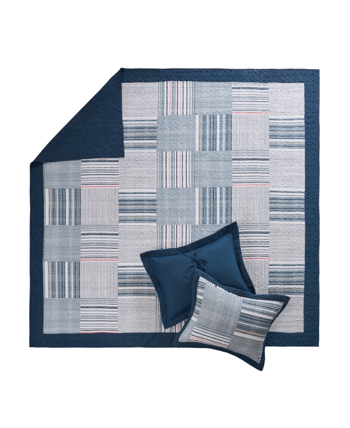 Greenland Home Fashions Voyage Reversible -Piece Quilt Set