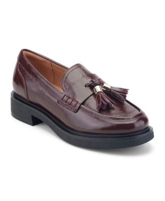 Women's Janesa Leather Moc Toe Tassel Loafers