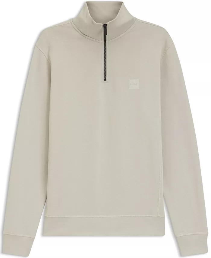 Men's Cotton-Terry Zip-Collar Regular-Fit Sweatshirt - thumbnail 7