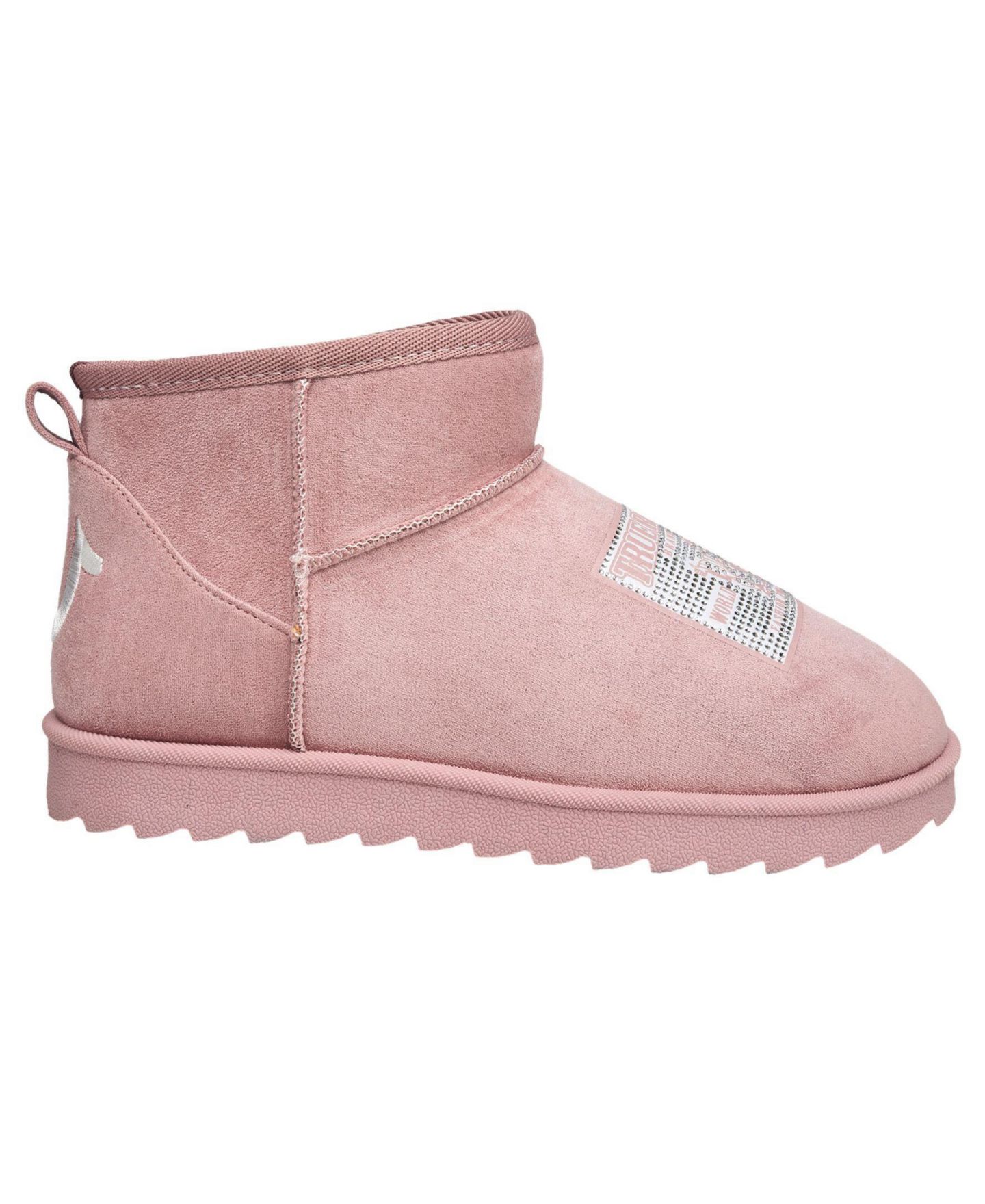 Женские ботинки True Religion Zara Faux Suede Patch Logo Boot, цвет: Пудровый — фото 2