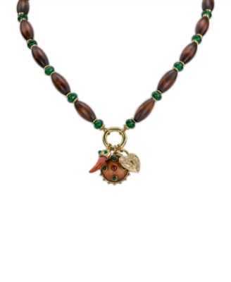 Gold-Plated Charm Necklace