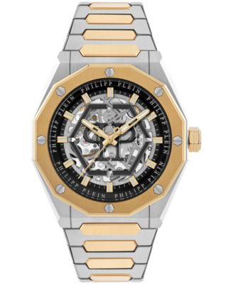 Deluxe Men's Two-Tone Bracelet Watch 44mm