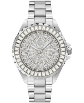 Heaven Women's Silver Stainless Steel Bracelet Watch 34mm