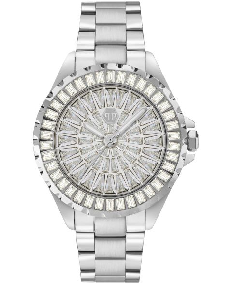 Женские часы Philipp Plein Heaven Silver Stainless Steel Bracelet Watch 34mm