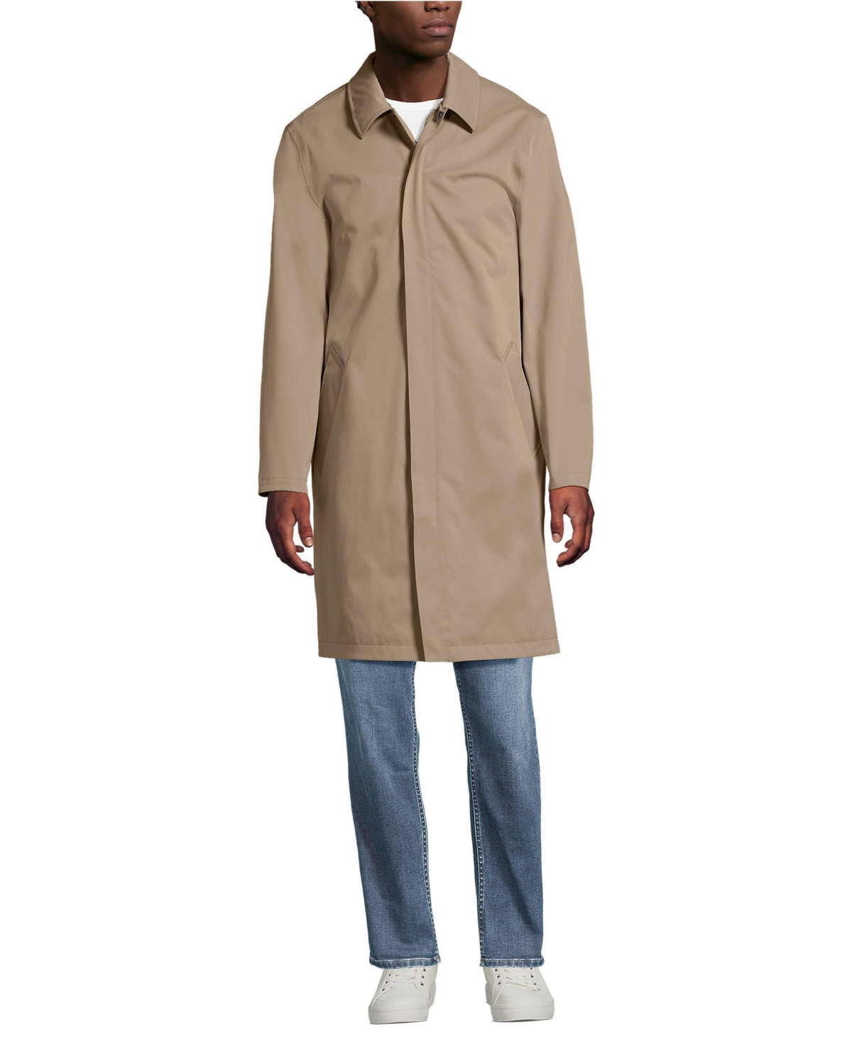 Lands' End Men's Squall Mac Raincoat